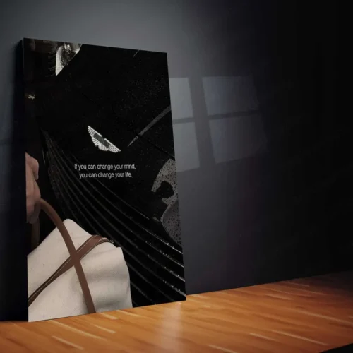 Change Your Mindset ? Luxury Hustle Metal Poster | Wealth x Grind Motivation Wall Art - Image 2