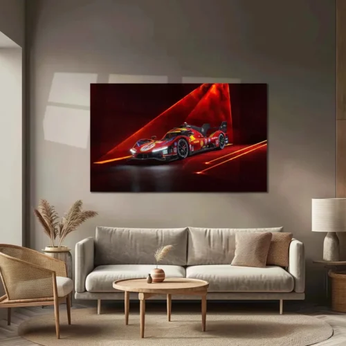 Car Metal Poster | 2025 Ferrari 499P-001 Metal Poster ? Ultimate Hypercar Racing Wall Art - Image 3
