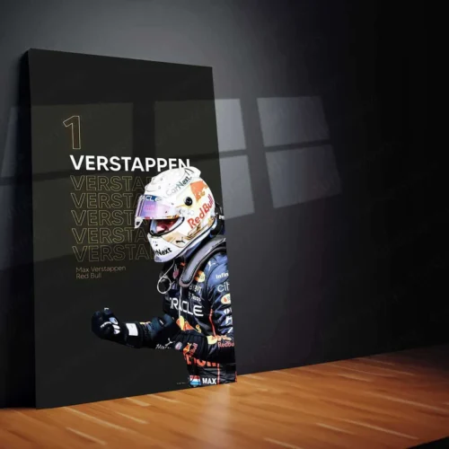 Max Verstappen Metal Poster | Red Bull Racing F1 Champion Wall Art | Formula 1 Memorabilia - Image 2