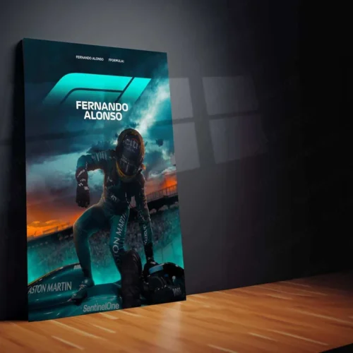 Fernando Alonso Metal Frame | A Tribute to the F1 Legend - Image 2