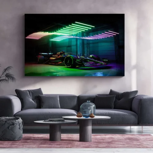 Mercedes-AMG Petronas Metal Poster | Formula 1 Racing Artwork | Silver Arrows Wall Decor - Image 2