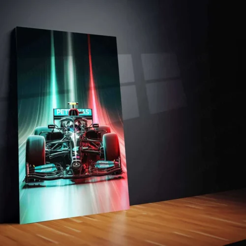 Mercedes-AMG F1 Metal Poster | Silver Arrows Racing Artwork | Formula 1 Wall Decor - Image 2