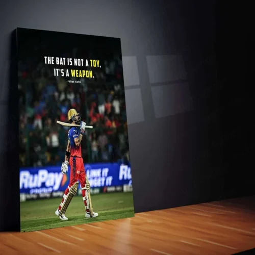 Virat Kohli Final VK Metal Poster ? The King of Indian Cricket - Image 2