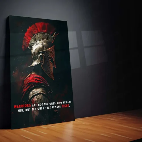 Spartans Quote Metal Poster - Image 2