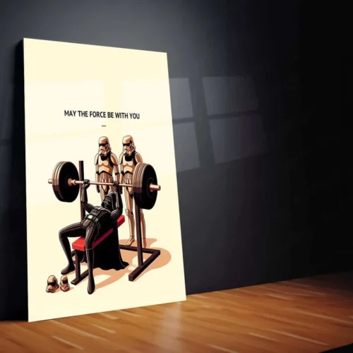 Star Wars Gym Metal Poster ? Train Like a Jedi or Sith! - Image 2