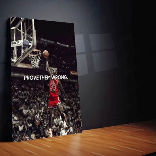 Prove Them Wrong" Metal Poster ? Motivational Quote Wall Art | Success & Hustle Mindset Decor - Image 2