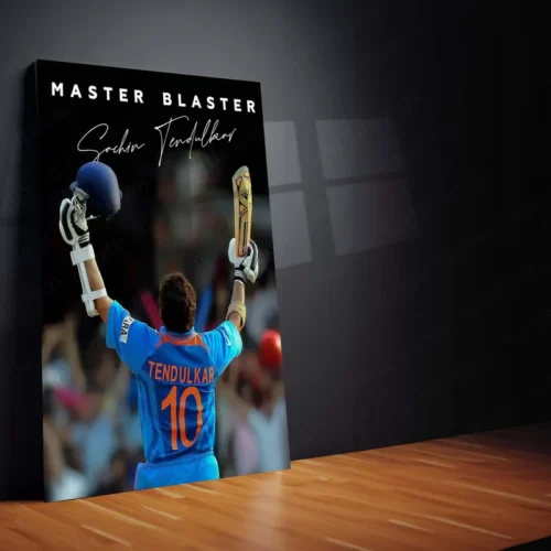 Cricket Metal poster | Sachin Tendulkar Metal Poster ? Master Blaster - Image 2