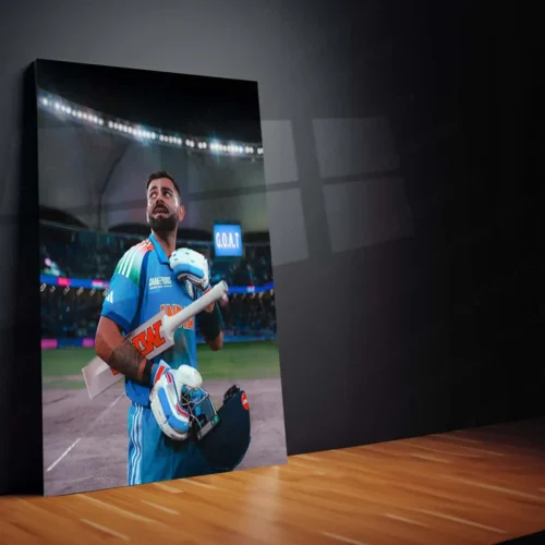 Cricket Metal Poster | Virat Kohli Metal Poster ? Iconic Cricket Legend Wall Art 2 - Image 2