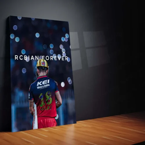 Cricket Metal Poster | Virat Kohli Metal Poster ? Iconic Cricket Legend Wall Art 5 - Image 2