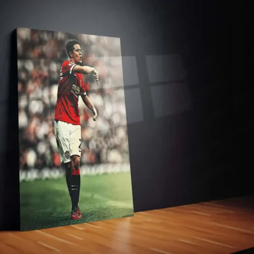 Ander Herrera Manchester United Action Pose ? Metal Frame | Premium Football Poster - Image 2