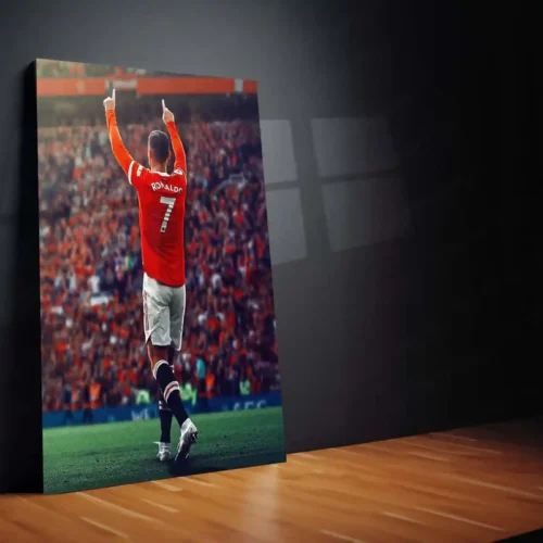 Cristiano Ronaldo Manchester United #7 ? Metal Frame | Iconic Football Wall Art - Image 2