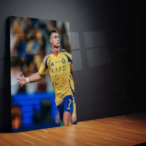 Cristiano Ronaldo Metal Frame | Football Legend Wall Art | CR7 Poster 03 - Image 2
