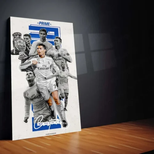 Cristiano Ronaldo Metal Frame ? Iconic Football Wall Art 1 - Image 2