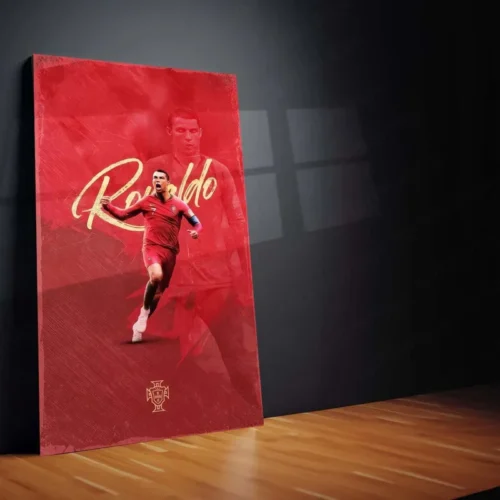 Cristiano Ronaldo Metal Frame ? Iconic Football Wall Art 2 - Image 2