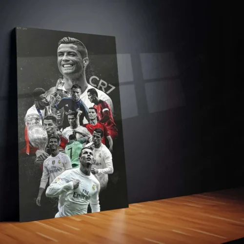 Cristiano Ronaldo Metal Frame ? Iconic Football Wall Art 3 - Image 2