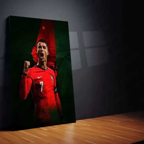 Cristiano Ronaldo Metal Poster ? Iconic Football Legend Wall Art 2 - Image 2