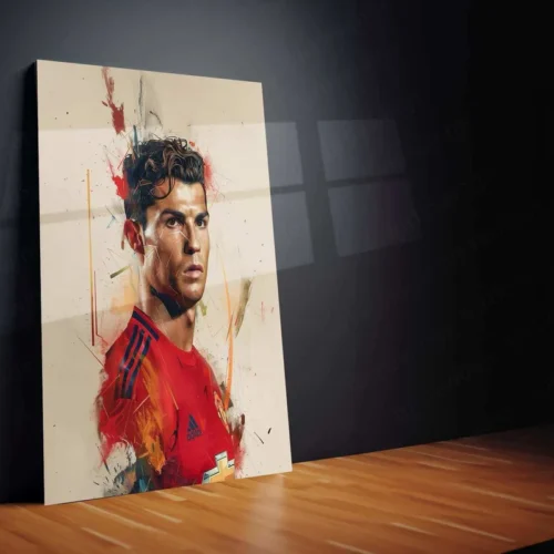 Cristiano Ronaldo Metal Poster ? Iconic Football Legend Wall Art 3 - Image 2