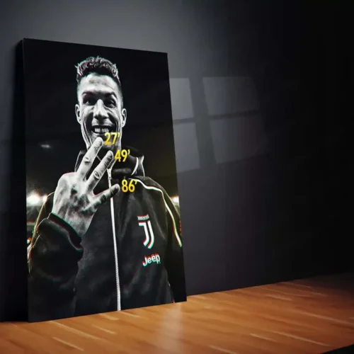 Cristiano Ronaldo ? Metal Frame | Iconic Football Wall Art 01 - Image 2