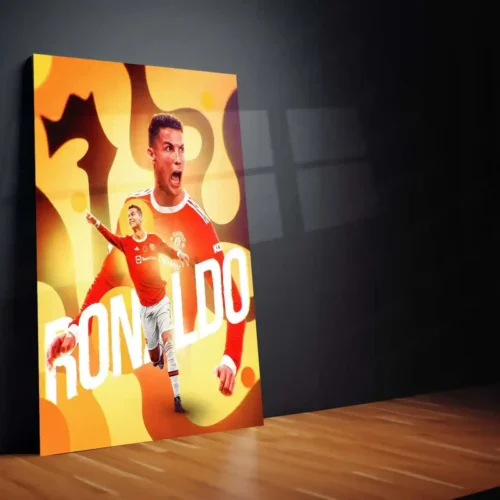 Cristiano Ronaldo ? Metal Frame | Iconic Football Wall Art 02 - Image 3