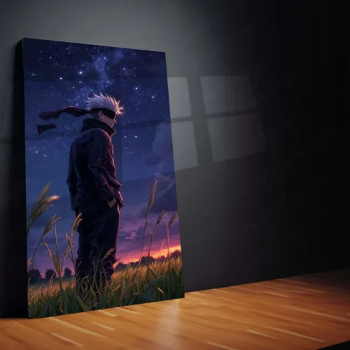 Anime Metal Poster | Satoru Gojo Metal Poster | Jujutsu Kaisen Anime Frame | Stylish Duo Wall Art (Copy) - Image 2