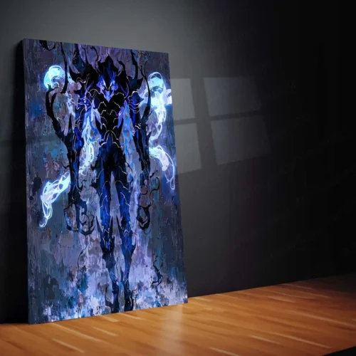 Solo Leveling Metal Poster | Sung Jin-Woo Shadow Monarch Wall Art | Anime Manhwa Decor 19 - Image 2
