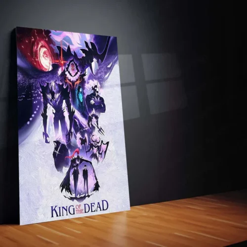 Solo Leveling Metal Poster | Sung Jin-Woo Shadow Monarch Wall Art | Anime Manhwa Decor 10 - Image 2