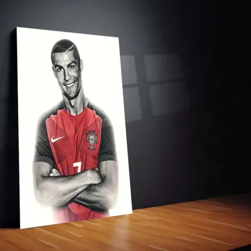 Cristiano Ronaldo ? Metal Frame | Iconic Football Wall Art 03 - Image 2