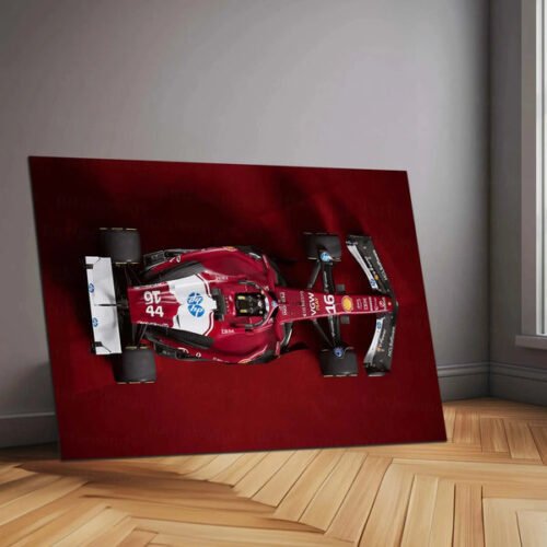 Car Metal Poster | 2025 Formula 1 Ferrari SF-25-004 Metal Poster ? Ultimate Racing Wall Art 1