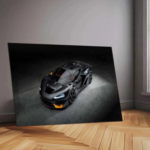 Car Metal Poster | 2025 McLaren W1-010 Metal Poster ? Futuristic Hypercar Wall Art