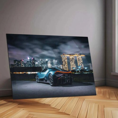 Car Metal Poster | Bugatti Tourbillon Metal Poster ? Ultimate Hypercar Wall Art 1