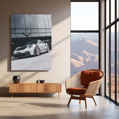 Porsche 911 GT3 RS Metal Poster | Supercar Wall Art | High-Performance Sports Car Decor (Copy) - Image 3