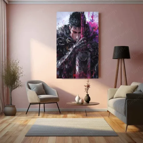 Berserk Metal Poster ? Guts Dark Fantasy Anime Wall Art - Image 3