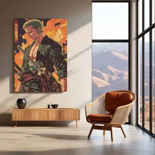 Roronoa Zoro One Piece Metal Poster 1 - Image 3