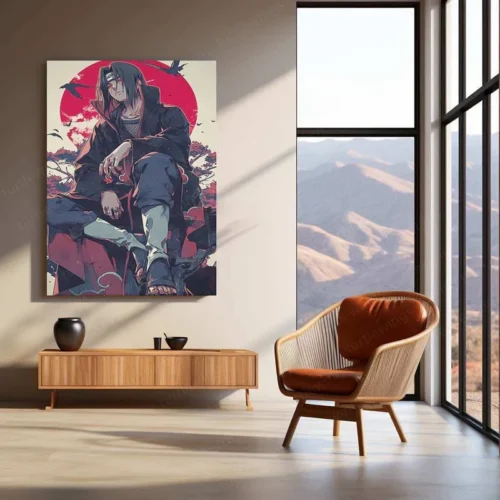 Itachi Uchiha Metal Poster ? Naruto Shippuden | Legendary Ninja Wall Art 2 - Image 3