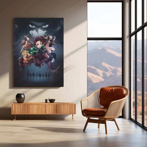 Demon Slayer Metal Poster ? Epic Anime Wall Art | Kimetsu no Yaiba Decor - Image 3