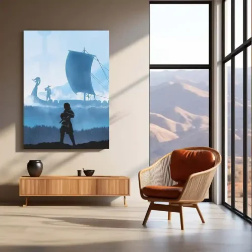 Anime Metal Poster | Vinland Saga ? Thorfinn Manga Metal Poster | Viking Anime Wall Frame 02 - Image 3