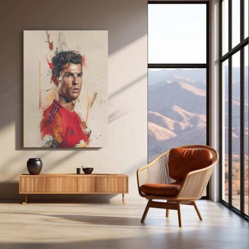 Cristiano Ronaldo Metal Poster ? Iconic Football Legend Wall Art 3 - Image 3