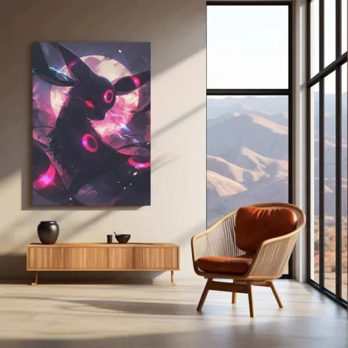 Umbreon Metal Poster ? Pok?mon Wall Art for Fans & Collectors - Image 3