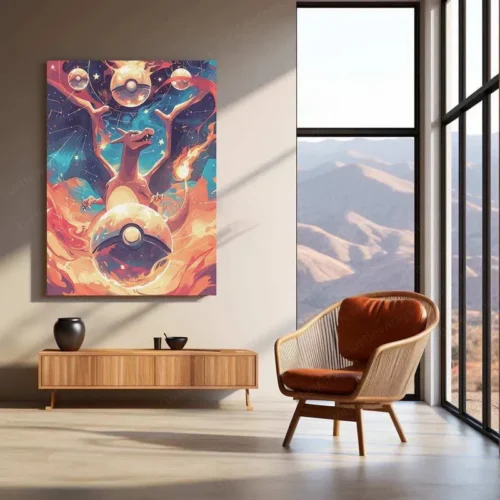 Charizard Pok?mon Illustration Poster ? Fierce Gaze of the Flame - Image 3