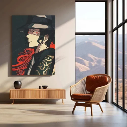 Muzan Kibutsuji Metal Poster ? Demon Slayer Anime Villain Wall Art 2 - Image 3