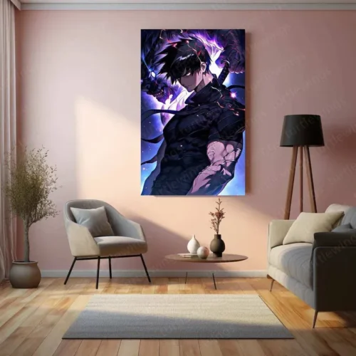 Toji Fushiguro ? The Sorcerer Assassin | Jujutsu Kaisen Metal Poster - Image 3