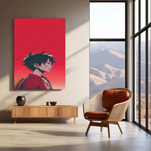 Monkey D. Luffy Metal Poster | One Piece Pirate King Art | Epic Adventure Wall Decor - Image 3