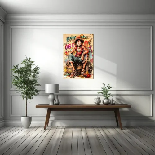 Luffy One Piece Metal Poster - Image 3