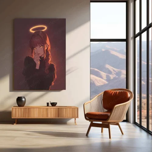 Makima Poster ? Chainsaw Man Anime Art, Stylish and Powerful - Image 3