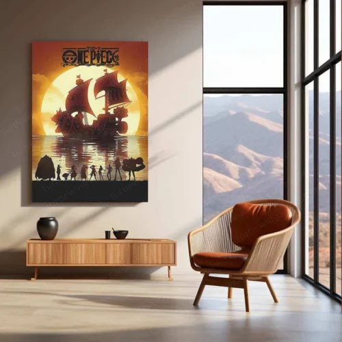 One Piece Metal Poster | Pirate Adventure Wall Art | Luffy & Crew Anime Decor - Image 3