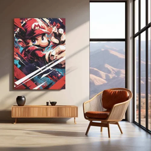 Mario Metal Poster ? Iconic Super Mario Character Wall Art | Legendary Video Game Hero - Image 3