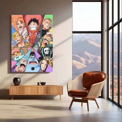 One Piece Metal Poster ? Iconic Anime Wall Art | Luffy & Straw Hat Pirates Decor - Image 3