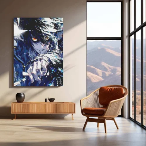 L Death Note Metal Poster ? Mysterious Detective Anime Wall Art - Image 3