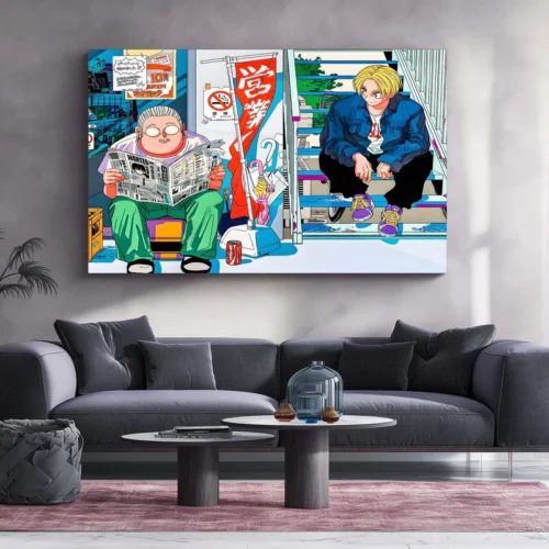 Anime Metal Poster | Sakamoto Days ? Quiet Assassin Moments Metal Frame - Image 2