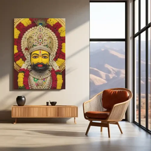 Khatu Shyam Maharaj Rajasthan Spiritual Metal Poster - NEW - Image 3